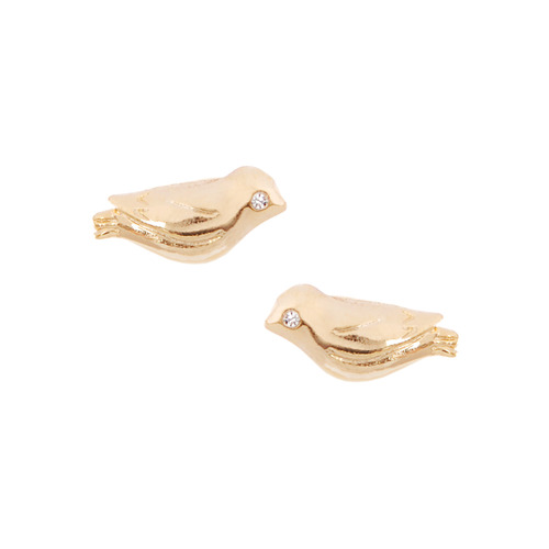 Little Bird Stud Earrings on a white background